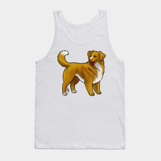 Dog - Nova Scotia Duck Tolling Retriever - Red Gold and White Tank Top